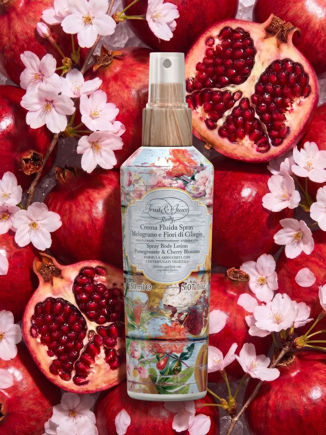 Rudy Fruit&Juice Melograno Crema Spray 150 ml Leggera