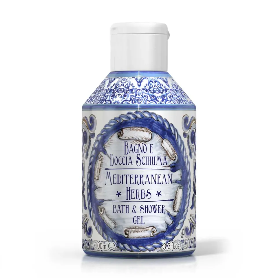 Rudy Profumi Maioliche Erbe Mediterranee bagnoschiuma 100 ml mirto