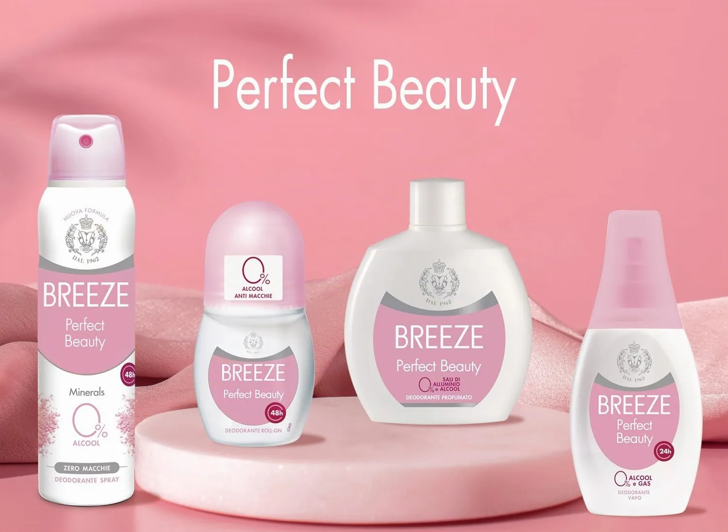 Breeze Perfect Beauty roll-on 6x50 ml antimacchia 48h