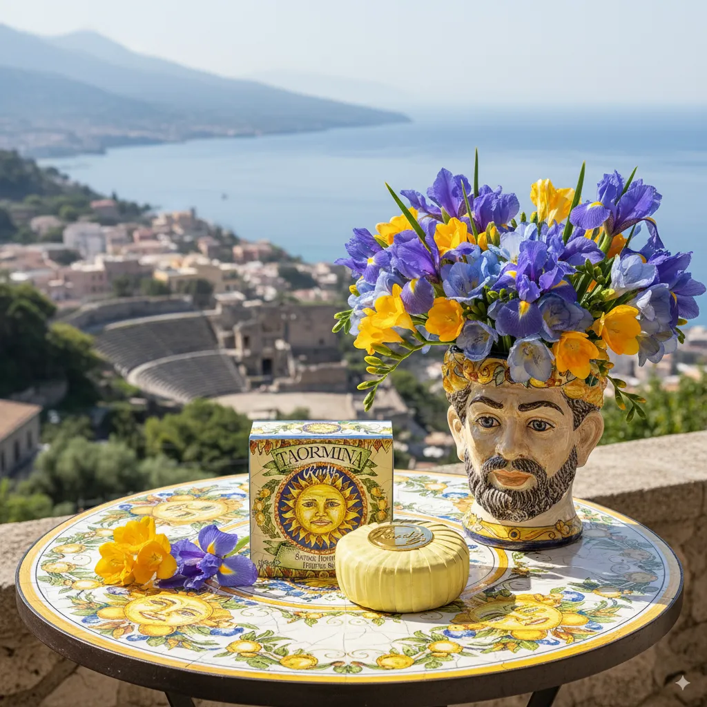 Rudy Profumi Taormina Maioliche saponetta 100 g vaniglia pera