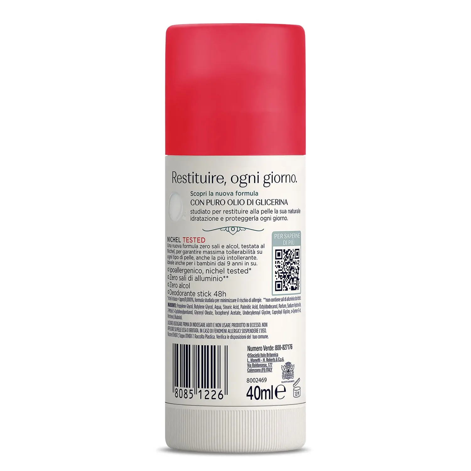 Neutro Roberts Dermazero deodorante stick 40 ml ipoallergenico