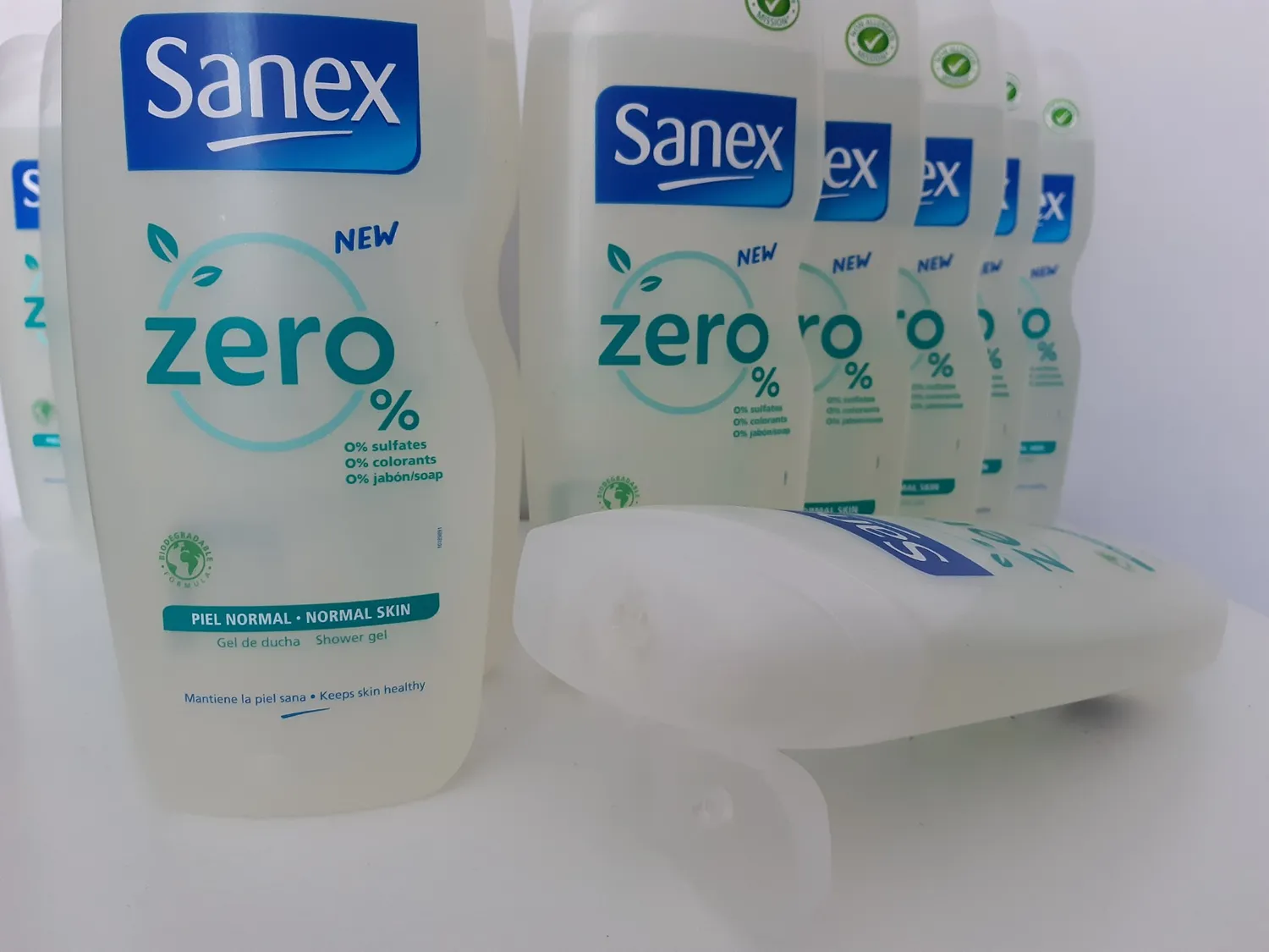 Sanex Zero% Bagnoschiuma Pelle Normale 12x600 ml Vegano