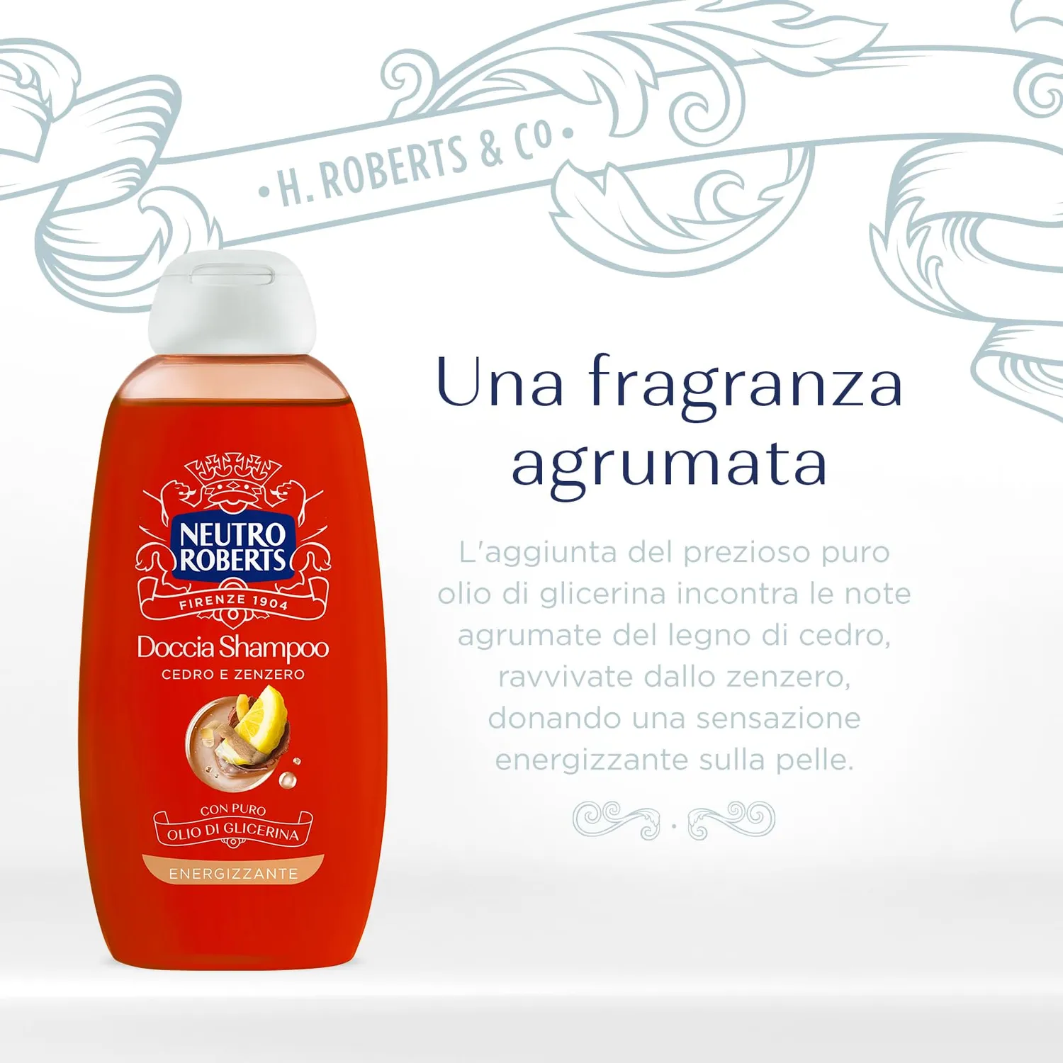 Neutro Roberts Energizzante Doccia Shampoo 6x250 ml Eucalipto Mentolo