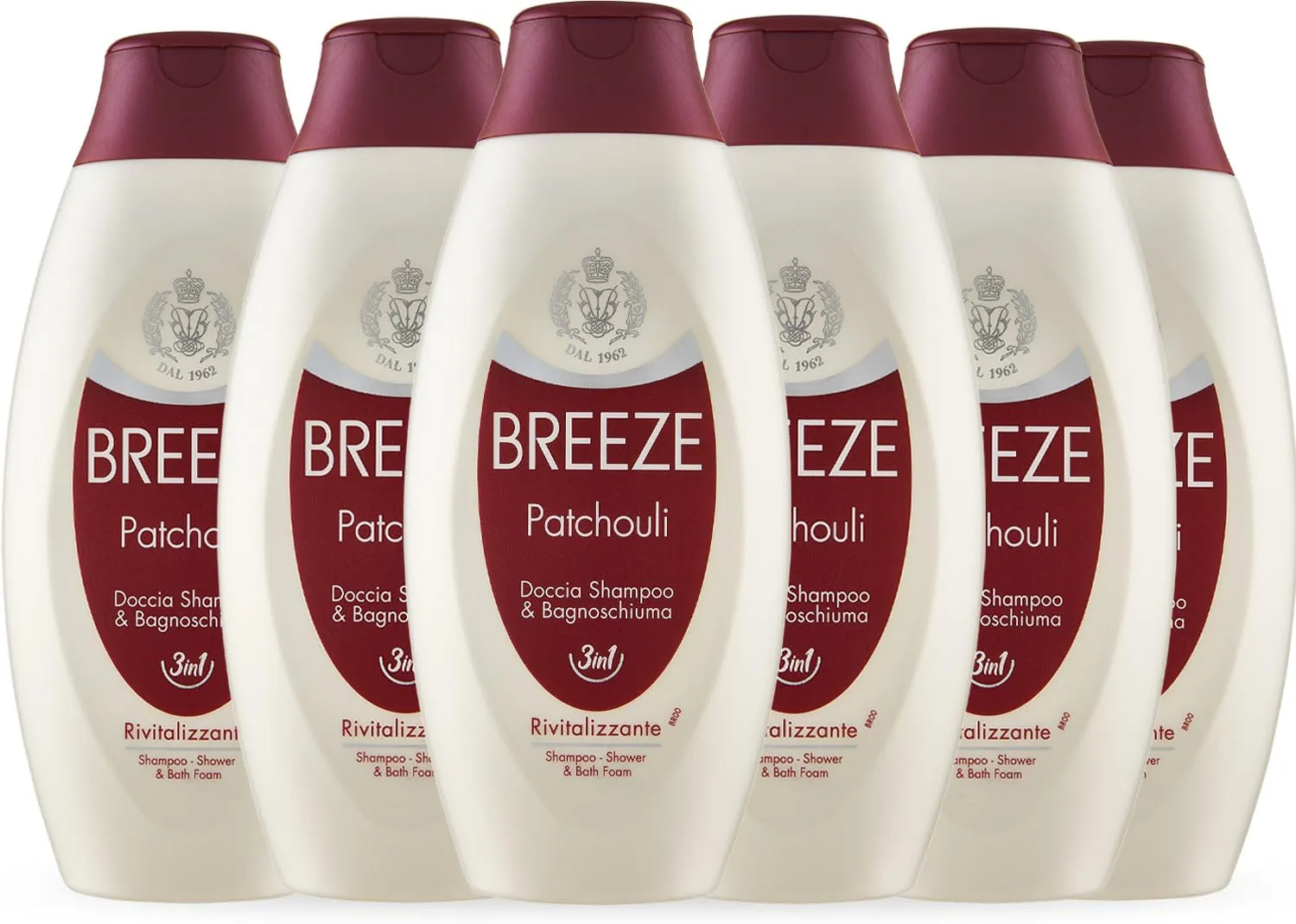 Breeze Argan Doccia Shampoo Bagnoschiuma 6x400 ml 3in1 pH fisiologico