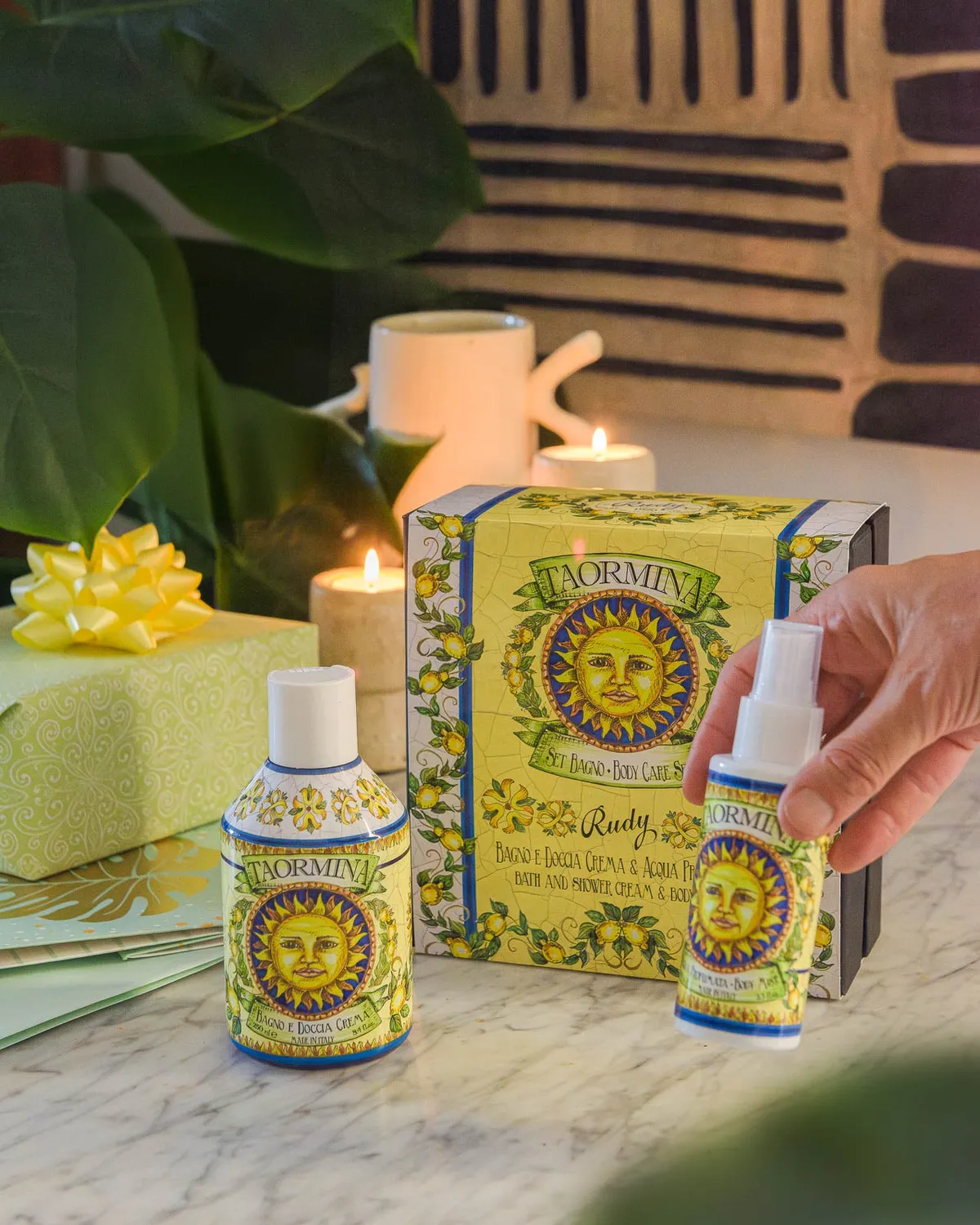 Rudy Profumi Taormina set regalo bagnoschiuma 250 ml + acqua