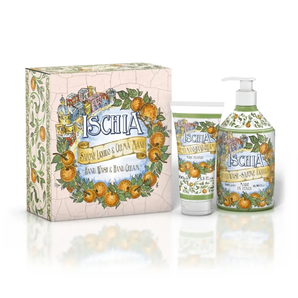 Rudy Profumi Maioliche Ischia Set Regalo 500+100 ml floreale