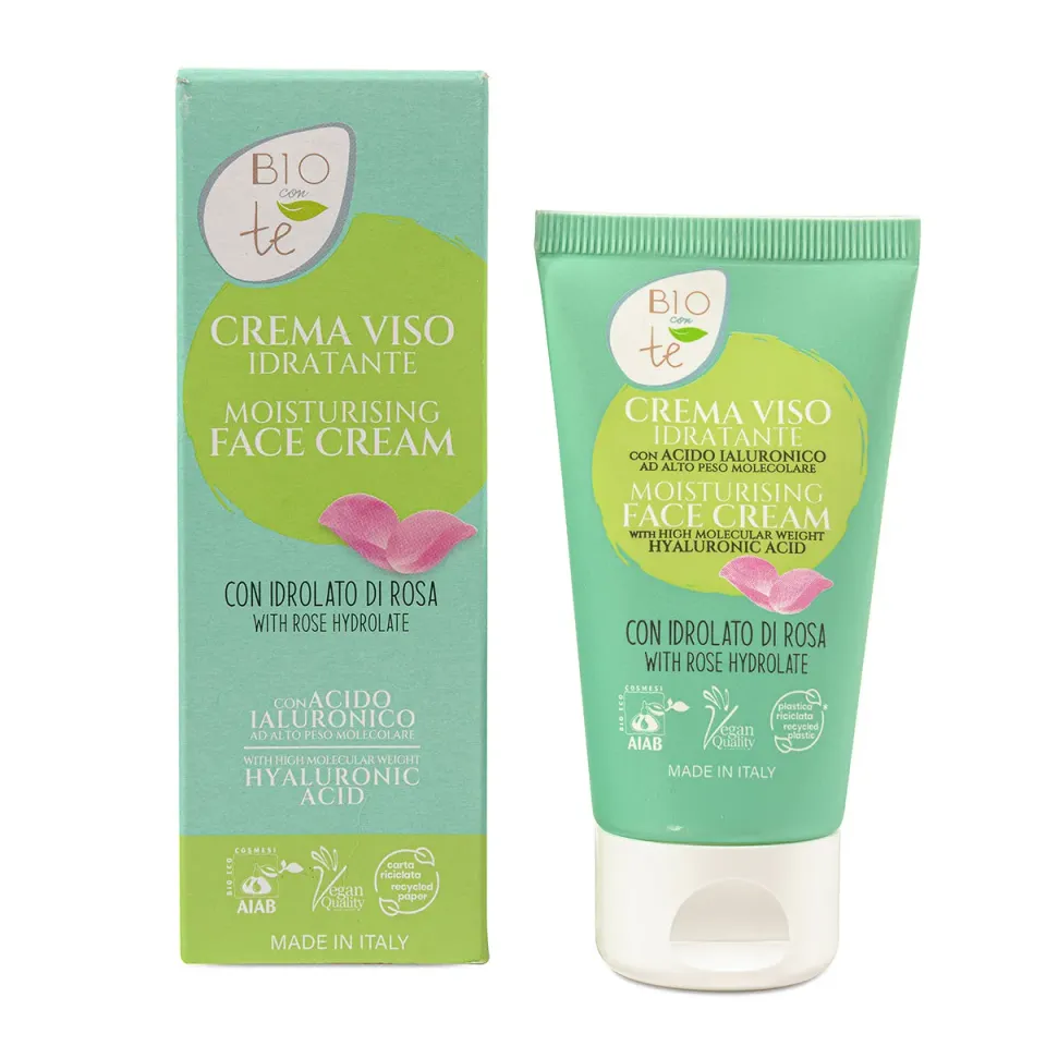 Biocontè Crema Viso Idratante 50 ml acido ialuronico