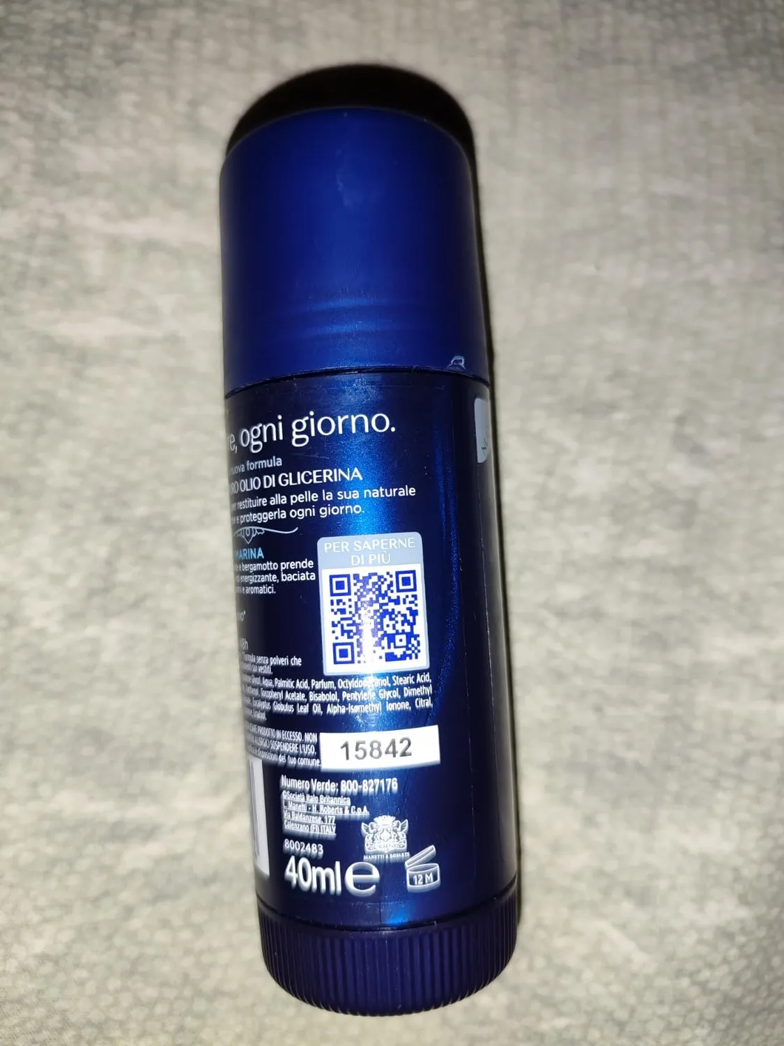 Neutro Roberts Uomo Essenza Marina deodorante stick 40 ml antiodore