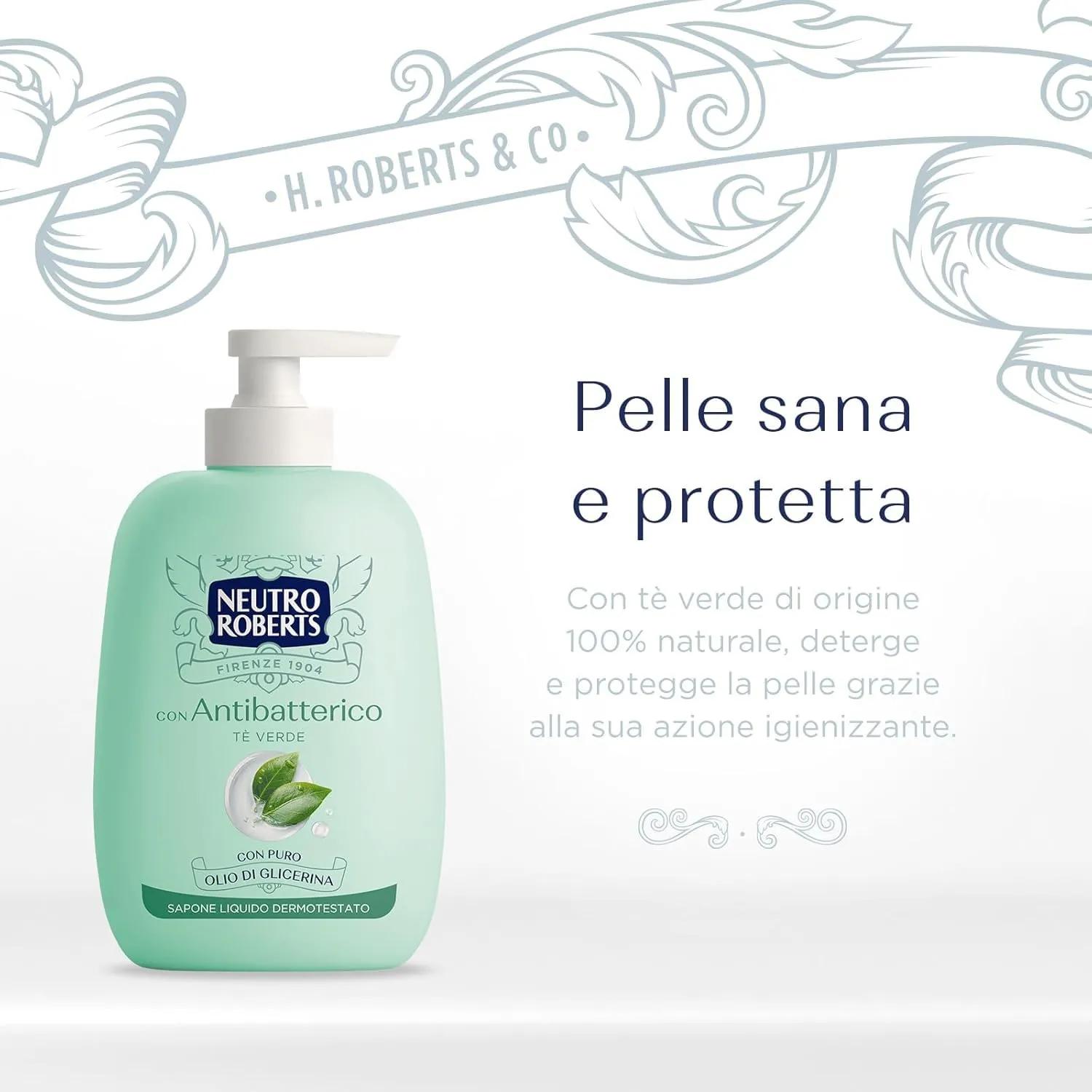 Neutro Roberts Deo Fresco Verde deodorante roll-on 4x50ml + sapone