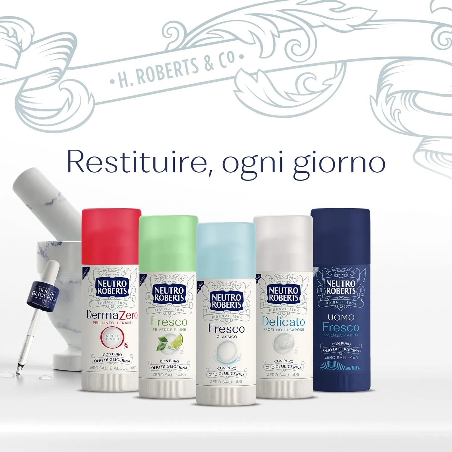 Neutro Roberts Uomo Essenza Marina deodorante stick 40 ml antiodore