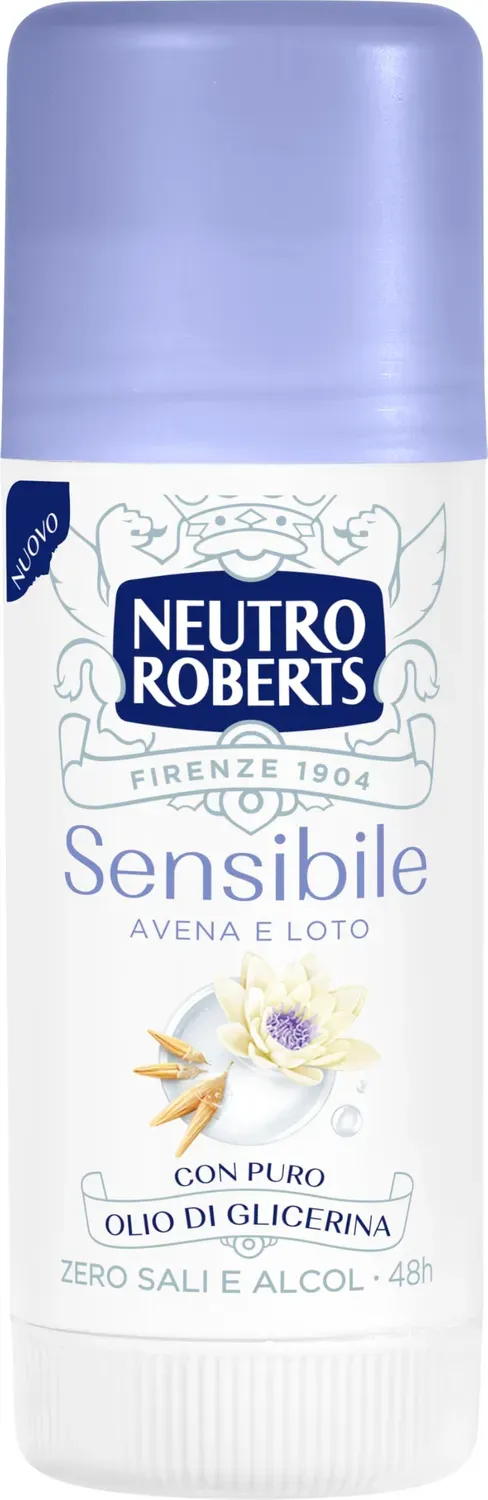 Neutro Roberts Avena e Loto deodorante stick 40 ml sensibile