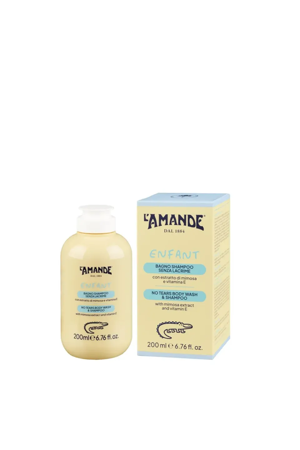 L'Amande Enfant bagno shampoo senza lacrime bimbo ricci