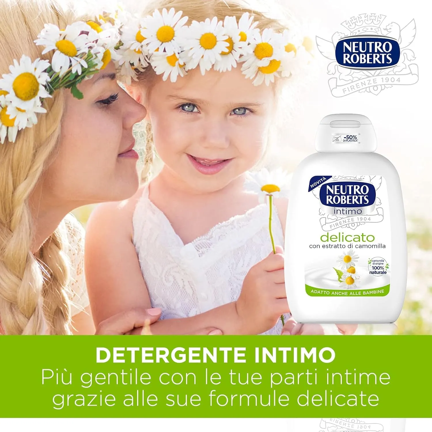 Neutro Roberts Intimo Camomilla detergente intimo 4x200 ml delicato