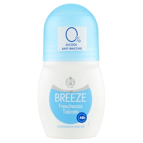 Breeze Freschezza Talcata Deodorante Roll-On 6x50 ml 48h