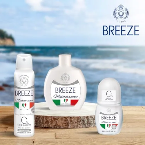 Breeze Mediterraneo deodorante squeeze 6x100 ml 48h