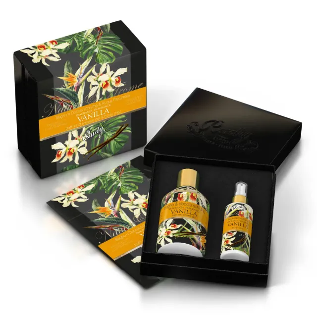 Rudy Profumi Vanilla set regalo bagnodoccia 250+acqua 100 vaniglia