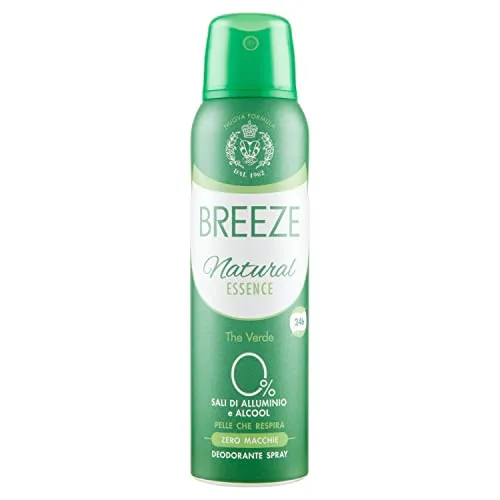 Breeze Fresh Essence Deodorante Spray 6x150 ml Tè Verde