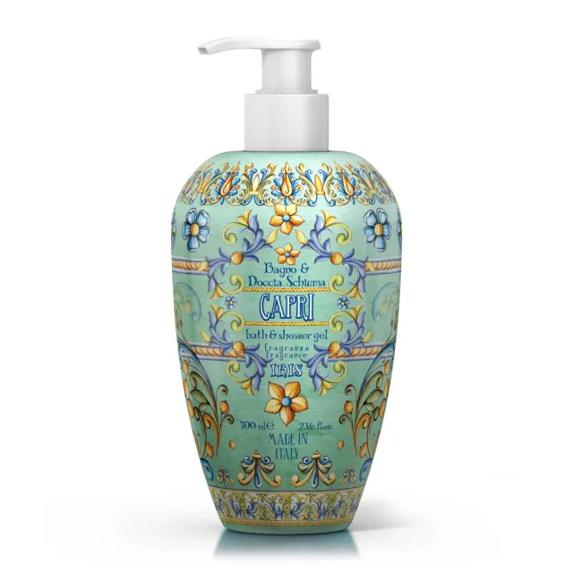Rudy Profumi Maioliche Capri Bagnodoccia 700 ml Iris Ylang