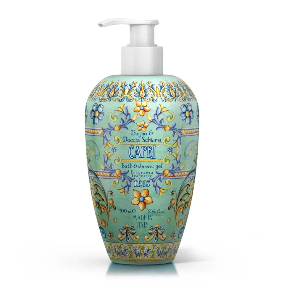 Rudy Profumi Maioliche Capri Bagnodoccia 700 ml Iris Ylang