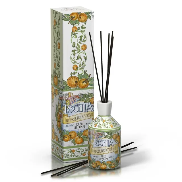 Rudy Profumi Ischia diffusore ambiente 250 ml bastoncini agrumato
