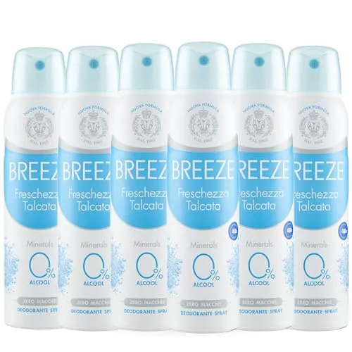 Breeze Freschezza Talcata deodorante spray 6x150 ml talcato