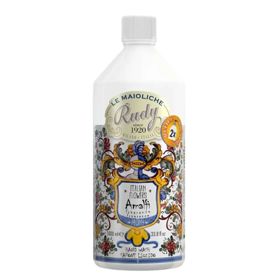 Rudy Maioliche Amalfi ricarica sapone mani 1000 ml fico rosa