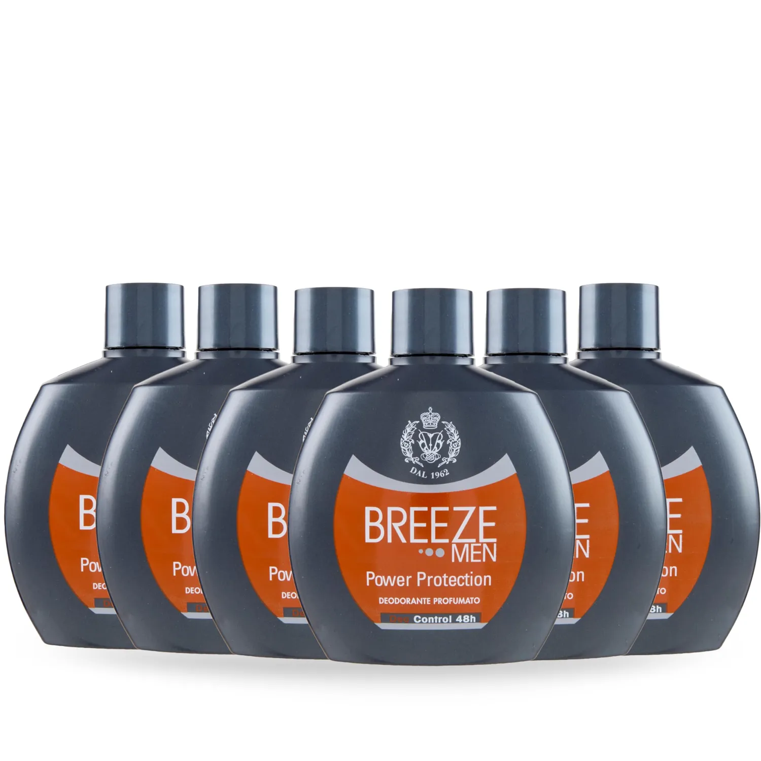 Breeze Men Squeeze Fresh Protection deodorante 6x100 ml no gas
