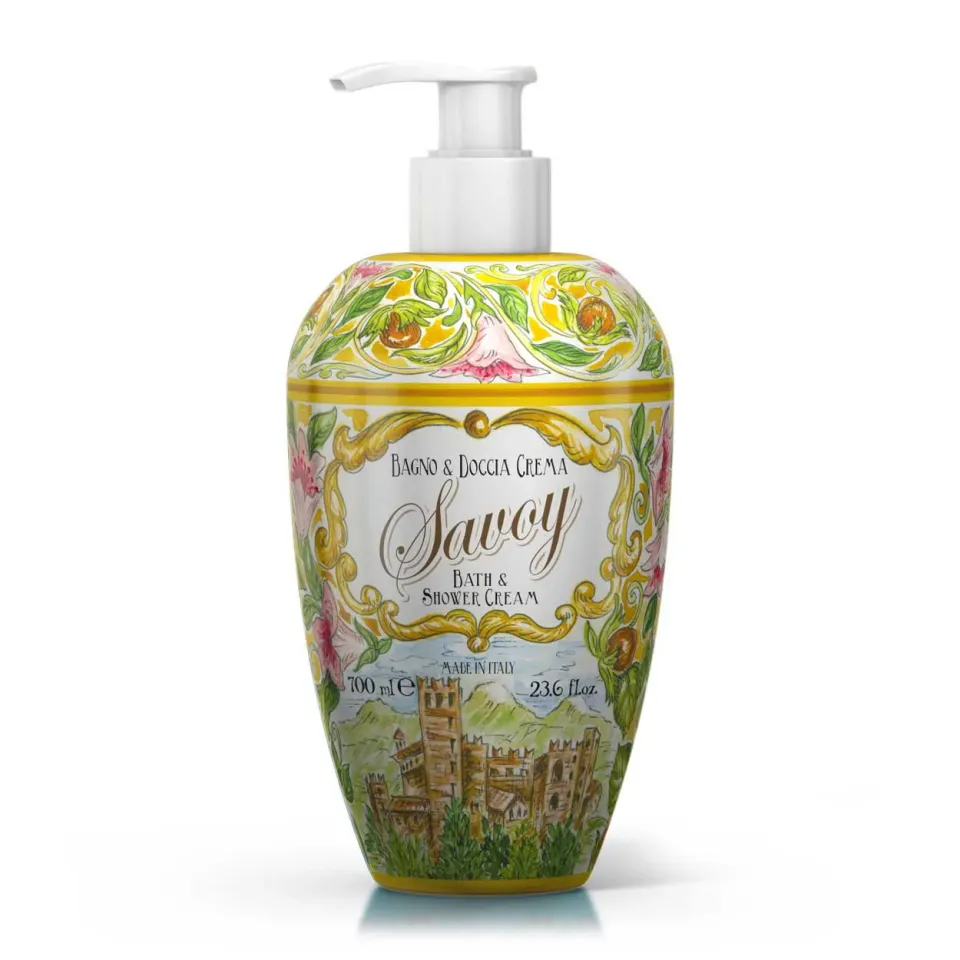 Rudy Profumi Savoy bagno doccia schiuma 700 ml nocciola
