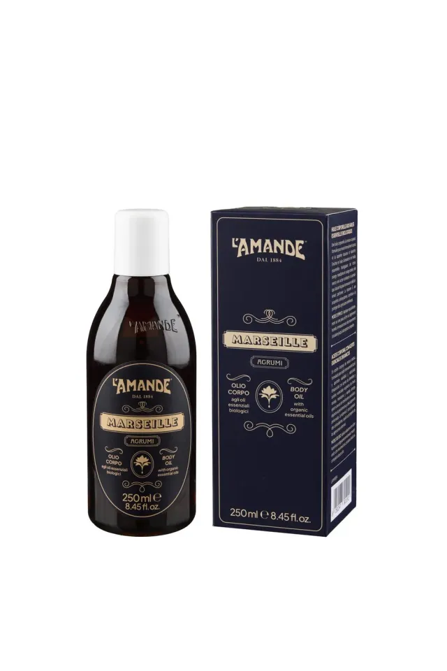 L'Amande Marseille olio corpo agrumi bio vitamina E