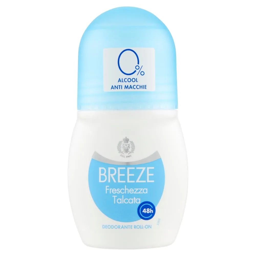 Breeze Freschezza Talcata Deodorante Roll-On 6x50 ml 48h