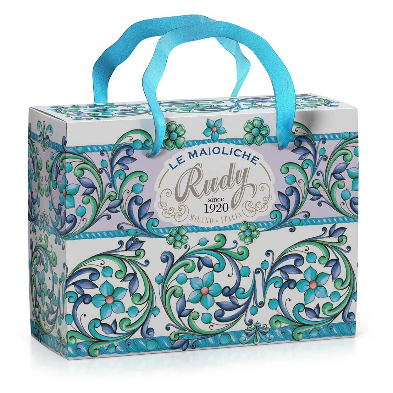 Rudy Le Maioliche valigetta regalo con manici 27x11x21 vuota