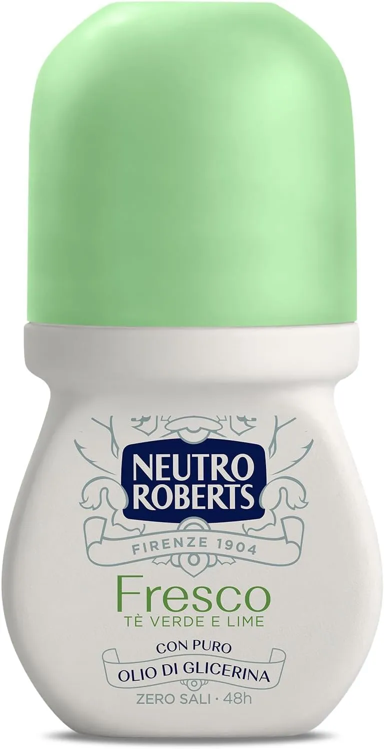 Neutro Roberts Deo Fresco Verde deodorante roll-on 4x50ml + sapone