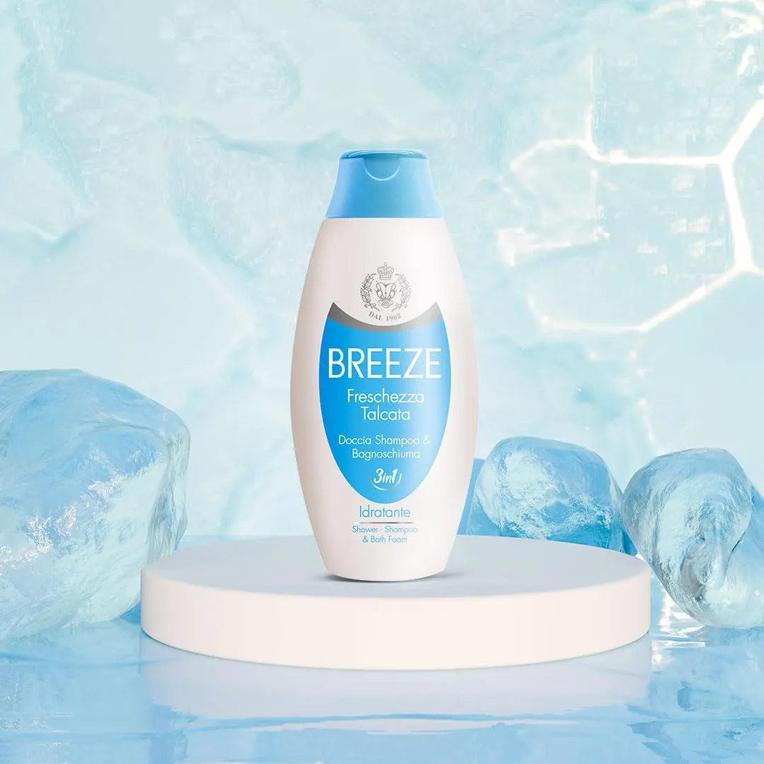 Breeze Freschezza Talcata doccia shampoo 6x400 ml pH fisiologico