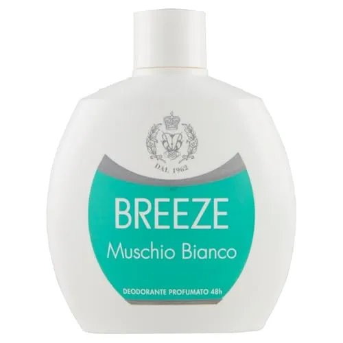 Breeze Squeeze Muschio Bianco deodorante 6x100 ml senza gas
