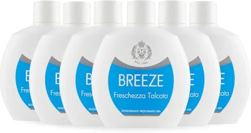 Breeze Freschezza Talcata Deodorante Vapo No Gas 6x75 ml delicato
