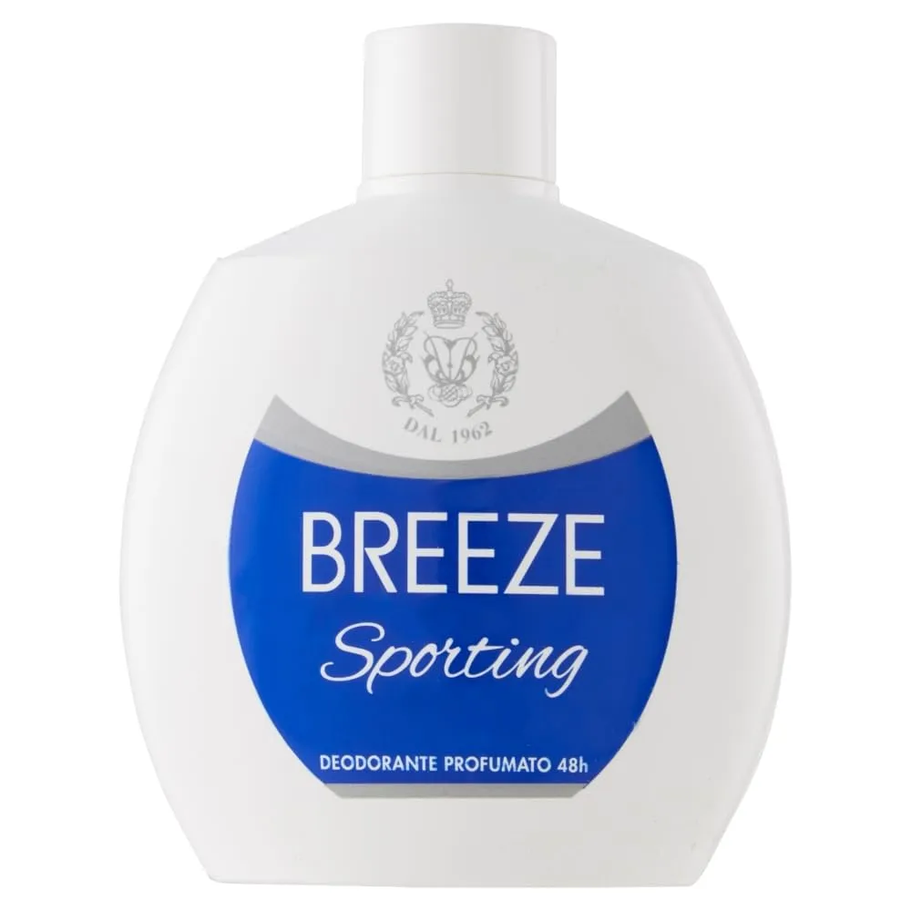 Breeze Sporting deodorante squeeze 6x100 ml senza gas