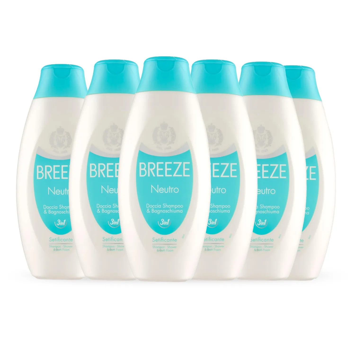 Breeze Argan Doccia Shampoo Bagnoschiuma 6x400 ml 3in1 pH fisiologico