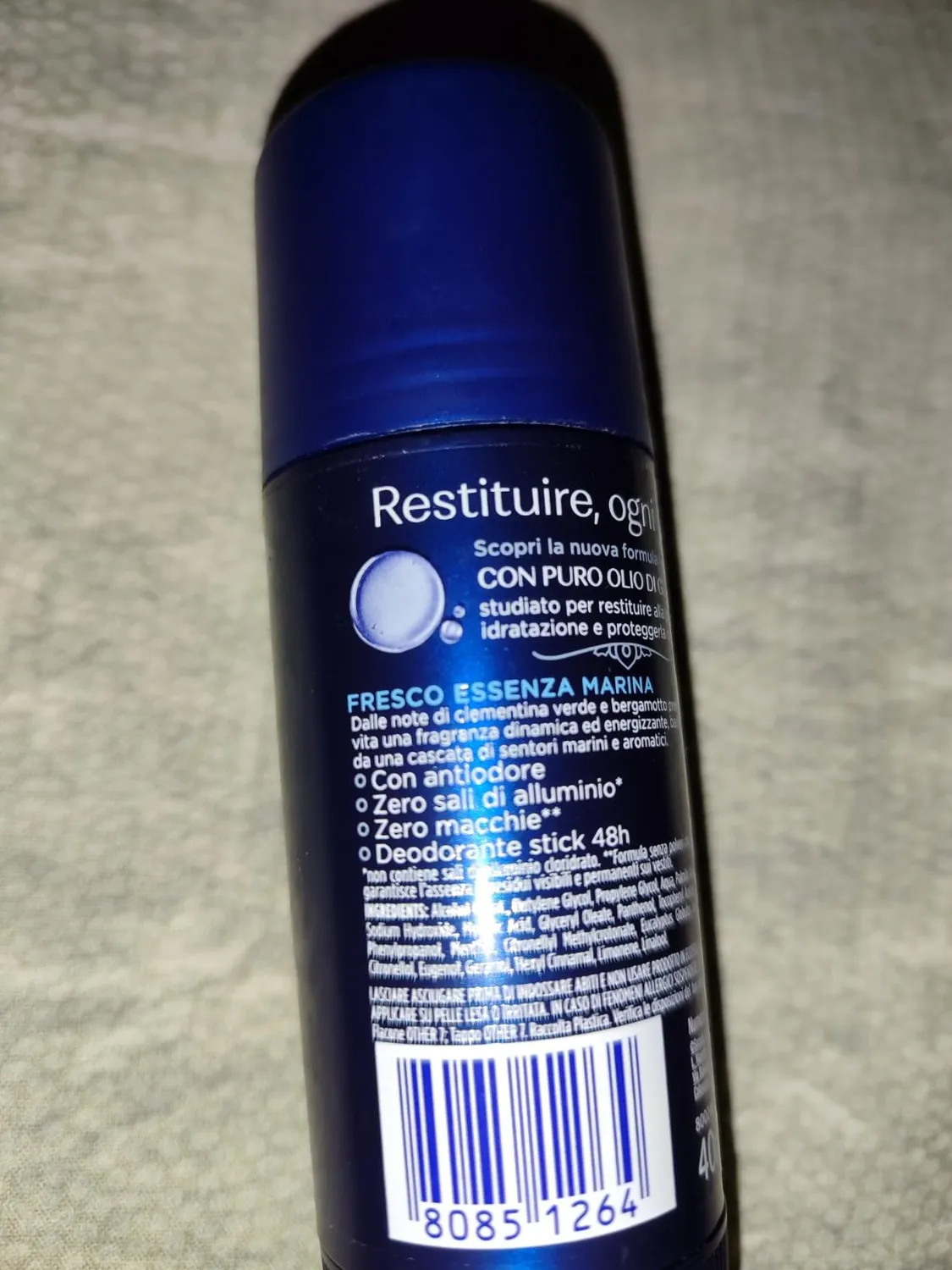 Neutro Roberts Uomo Essenza Marina deodorante stick 40 ml antiodore