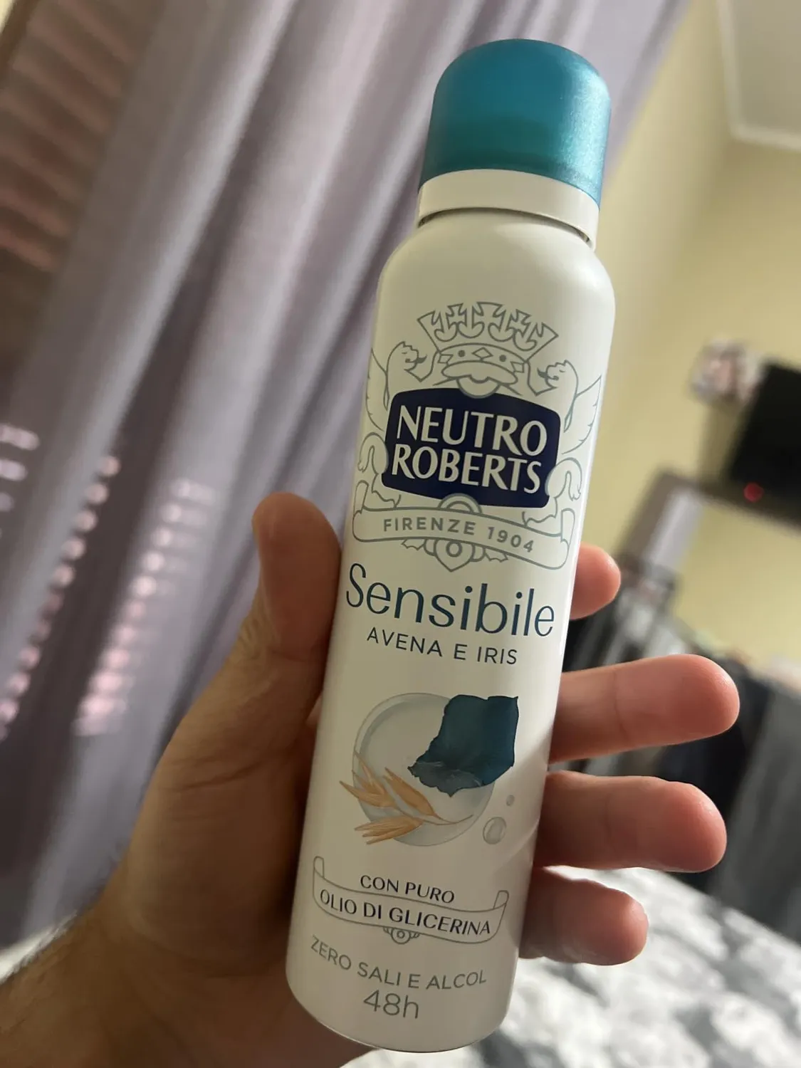 Neutro Roberts Sensibile Avena e Iris deodorante spray 150 ml zero alcol