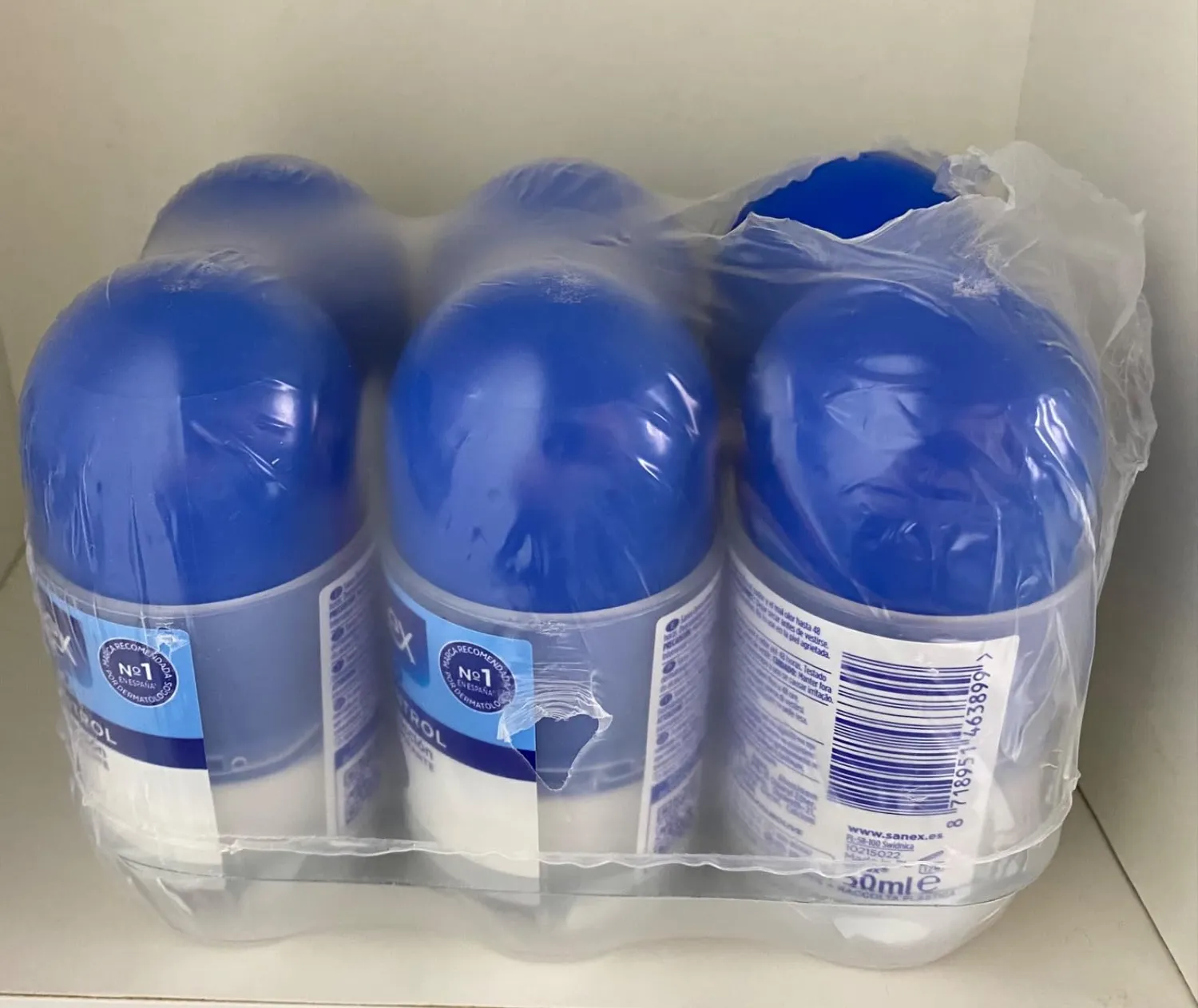 Sanex Dermo Extra Control roll-on Fresco 6x50 ml pH