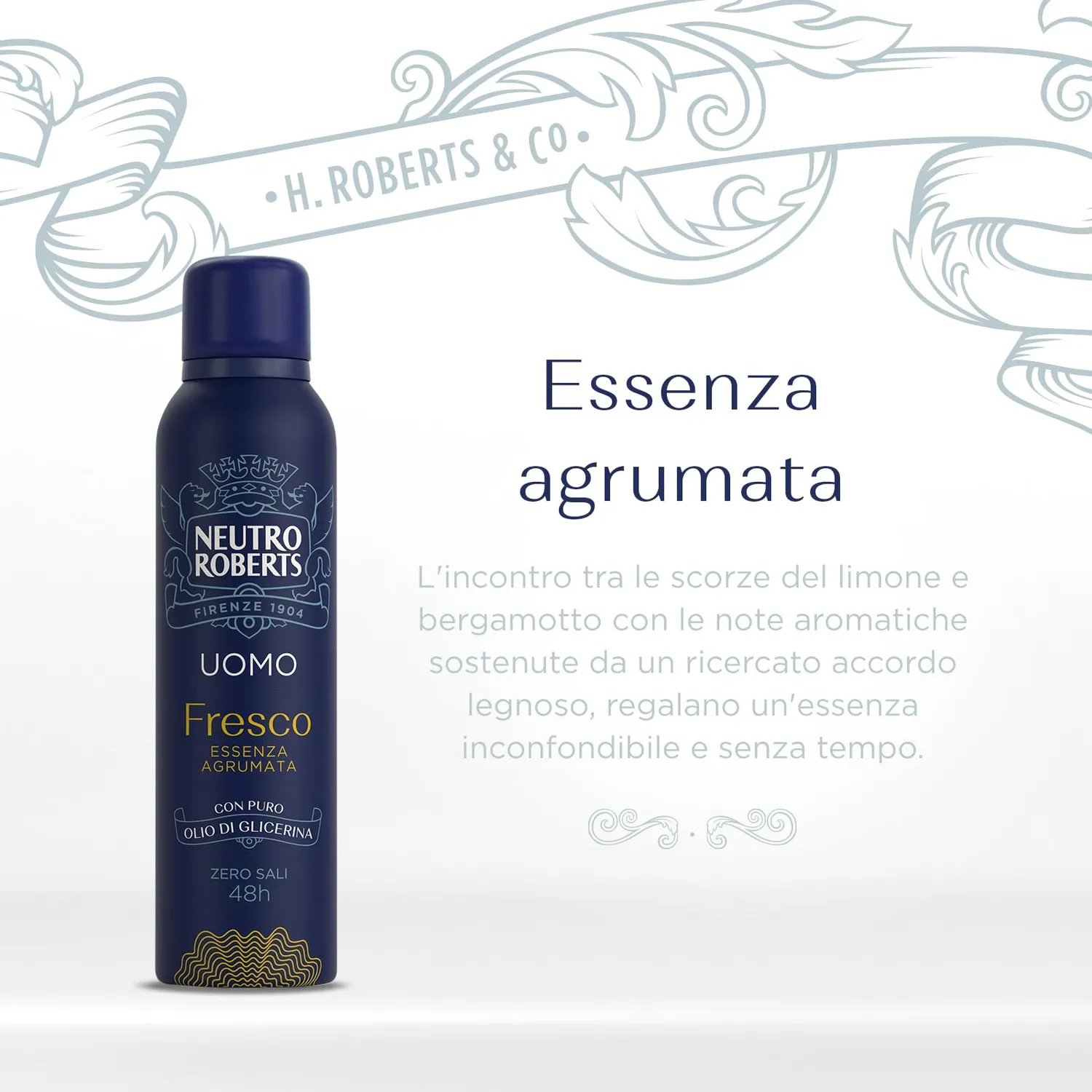 Neutro Roberts Uomo Essenza Agrumata spray 150 ml uomo