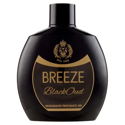 Breeze BlackOud deodorante squeeze 6x100 ml legnoso no gas