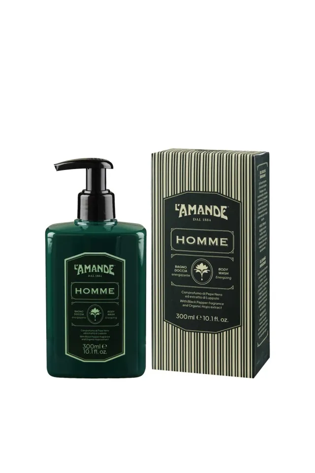 L'Amande Enfant bagno doccia energizzante uomo pepe nero