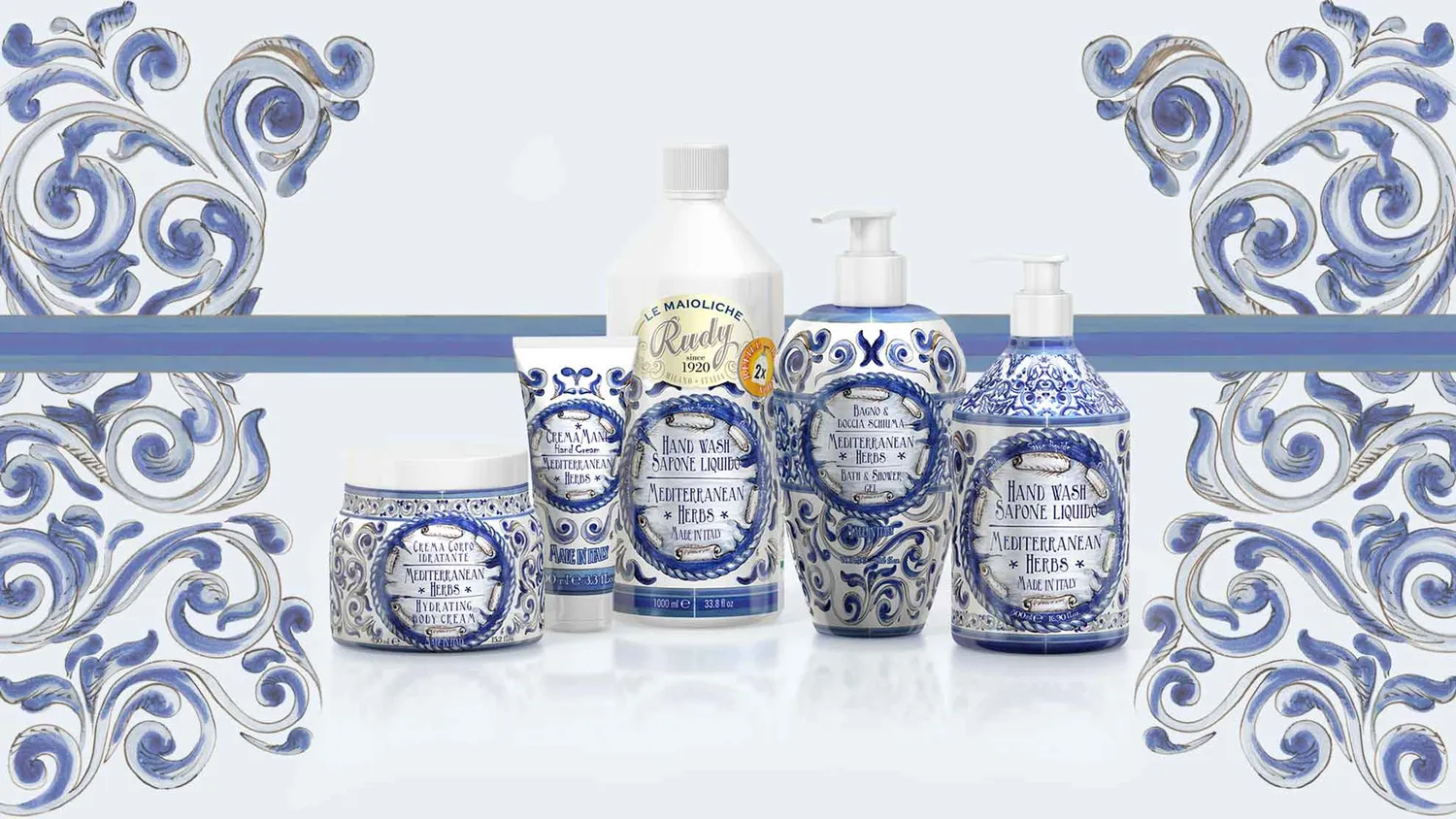 Rudy Profumi Erbe Mediterraneo Mirto Ginger sapone mani 500 ml