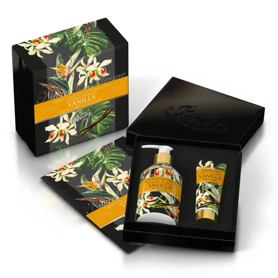 Rudy Profumi Nature Arome Vaniglia Cofanetto 250+100 ml idratante