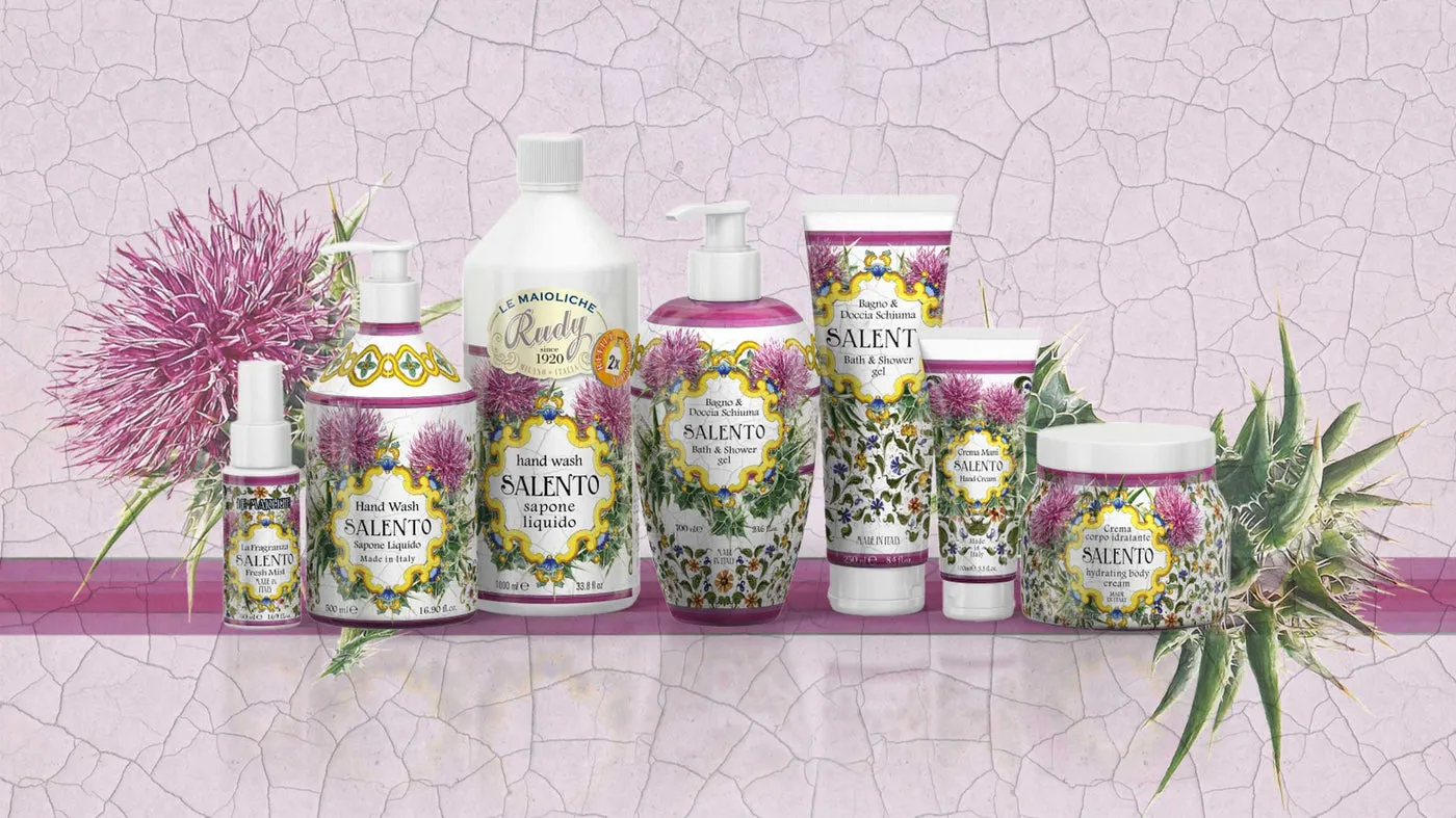 Rudy Maioliche Salento bagnodoccia 100 ml limone e gelsomino