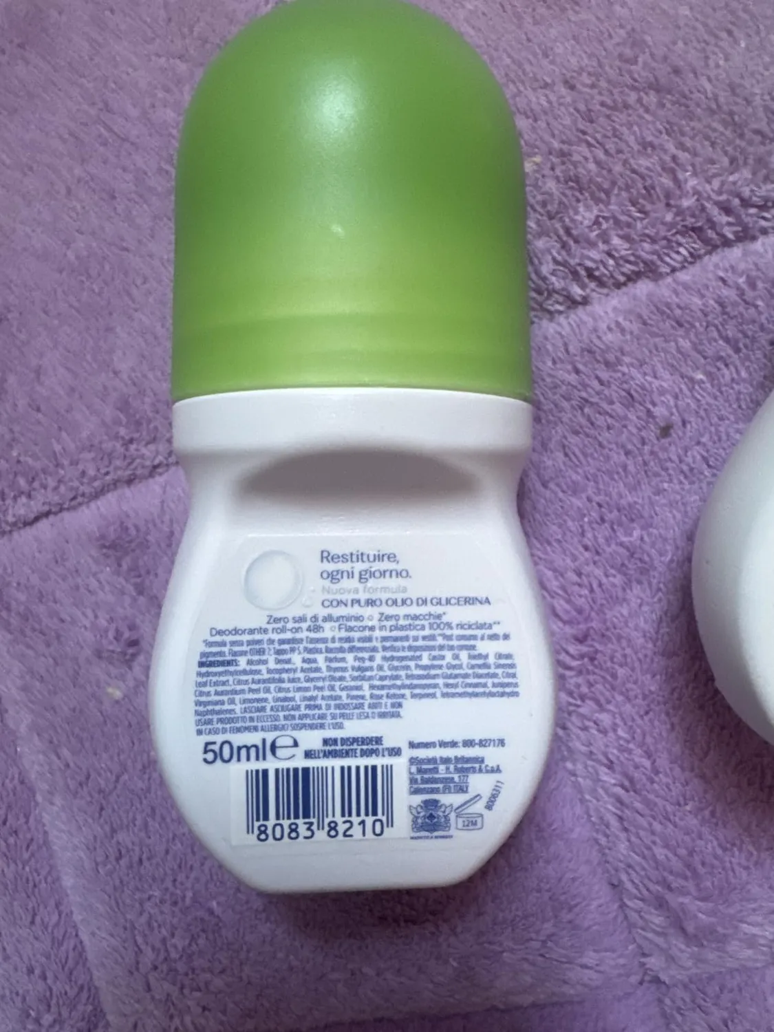 Neutro Roberts Fresco Verde Deodorante Roll-On 4x50 ml Tè Verde Lime