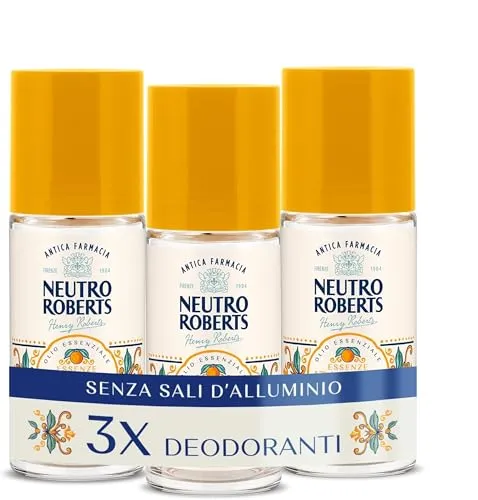 Neutro Roberts Siracusa deodorante roll-on 3x50 ml arancia