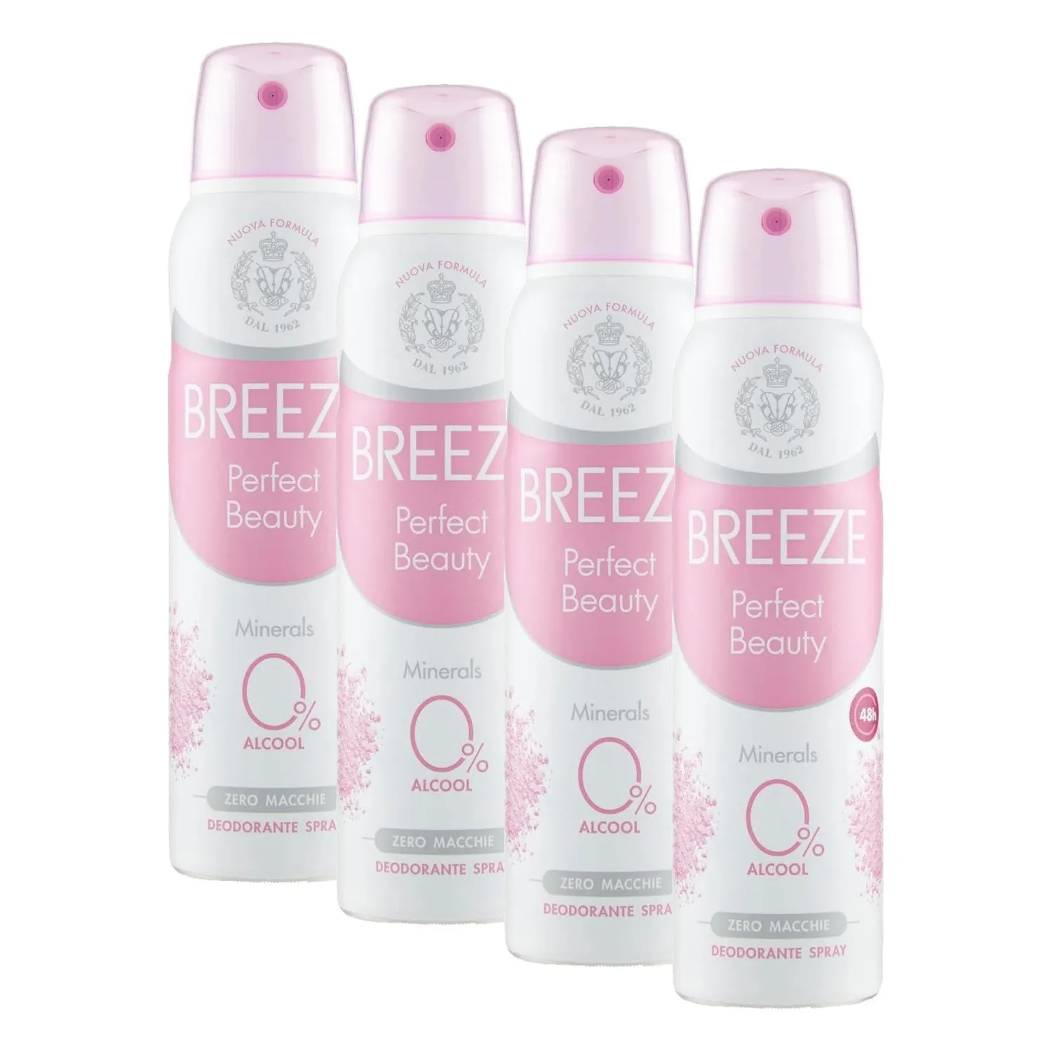 Breeze Perfect Beauty Spray Donna 6x150 ml rosa