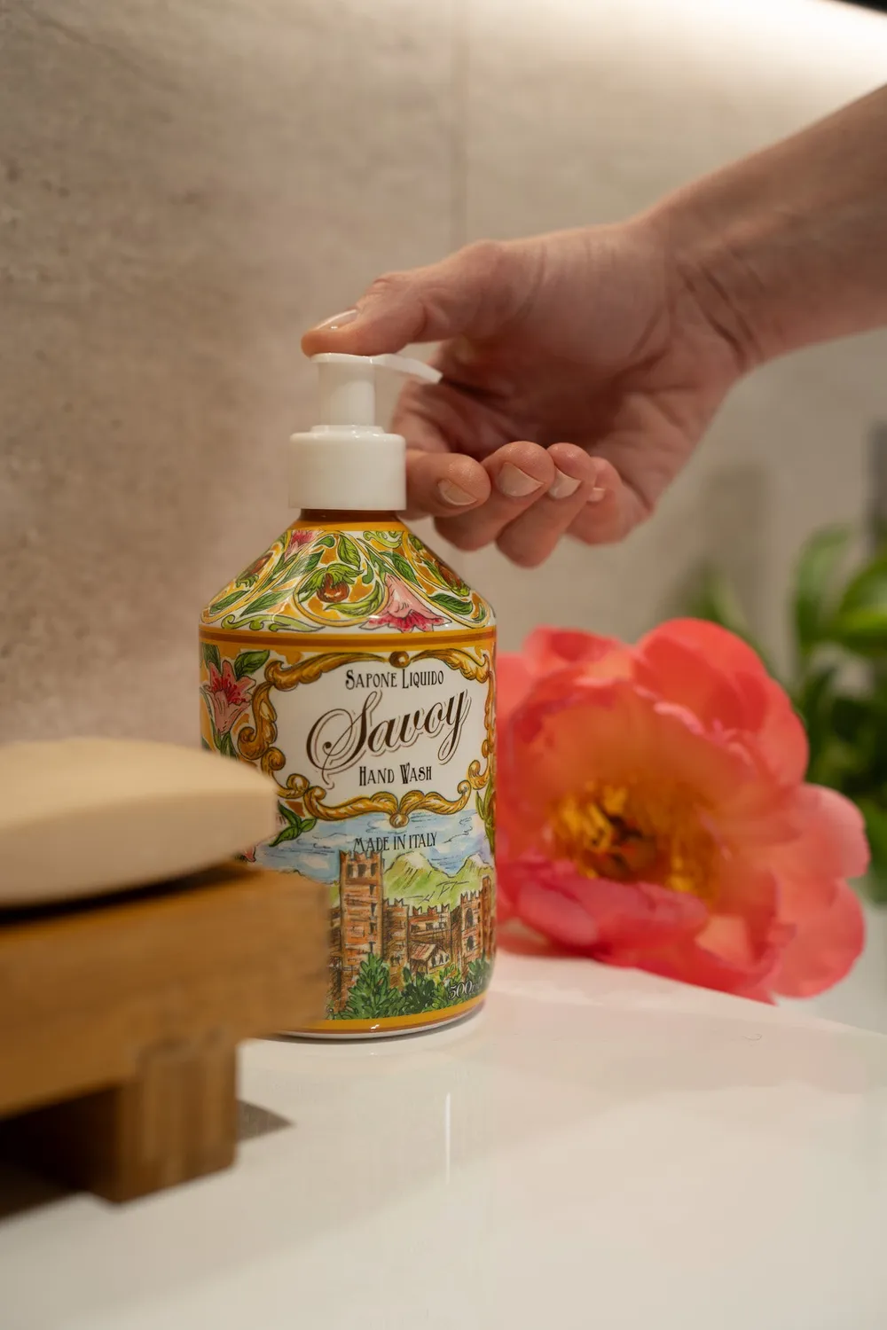 Rudy Profumi Savoy Sapone Mani Liquido 500 ml Nocciola